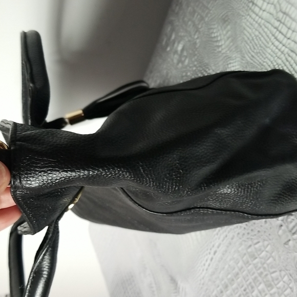 ONNA EHRLICH STACY TOTE BAG BLACK LEATHER - Picture 5 of 8